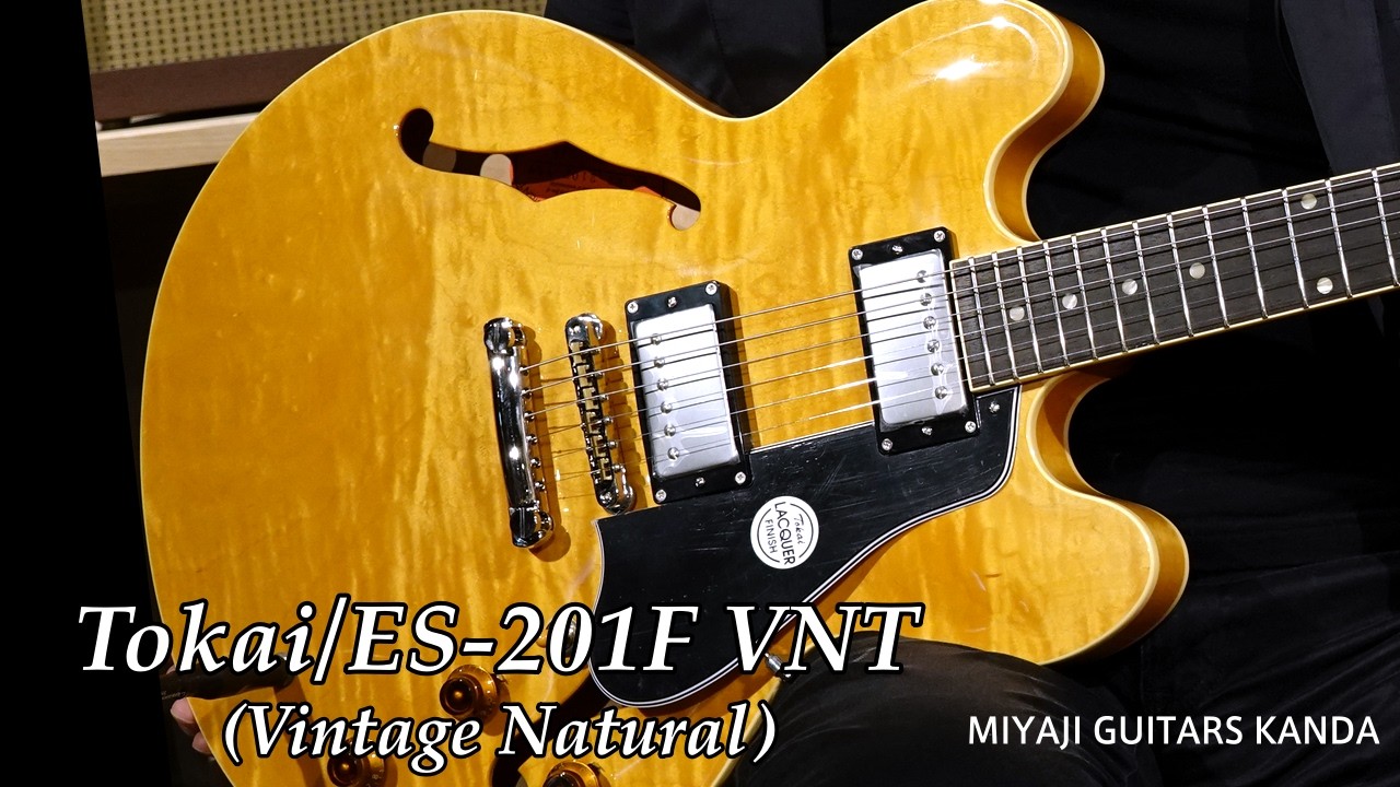 Tokai ES 201F VNT Vintage Natural - YouTube