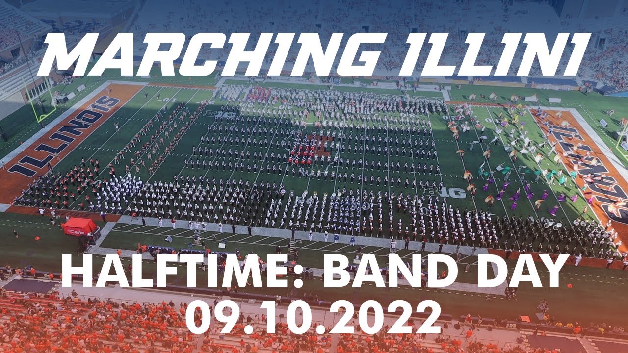 Marching Illini Halftime Show Band Day ILLINOIS vs Virginia 09.10.