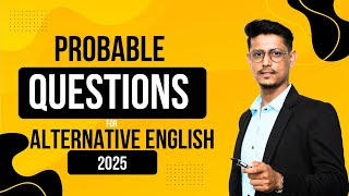 Alternative English Probable Questions || H.S Second Year || AHSEC || 2025