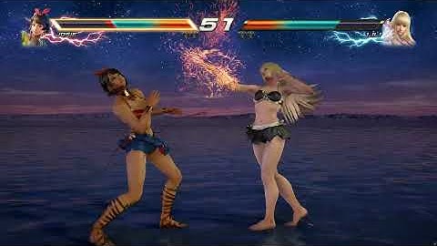 Tekken 7 | Josie 💥 Lili | CPU vs CPU AI vs AI