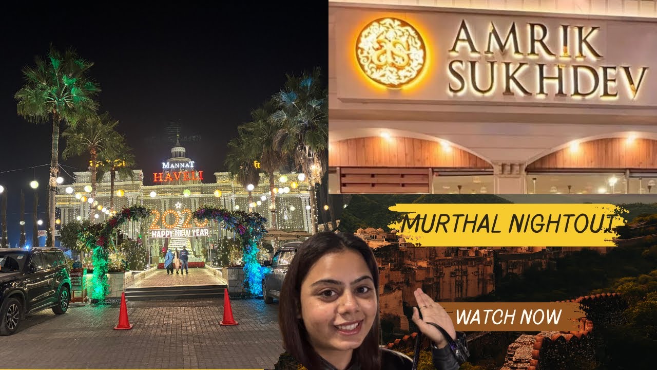 New Year Special Murthal Night Out 🥳 | Amrik Sukhdev Vlog 