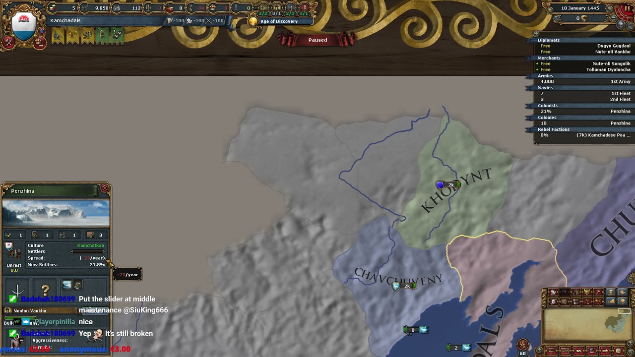 EU4 1.30 Colonizing During Backruptcy Exploit Still Works