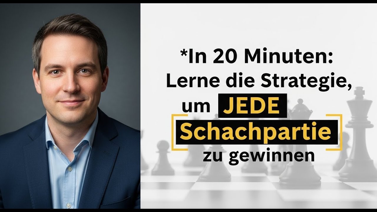 In 20 Minuten: Lerne die Strategie, um JEDE Schachpartie zu gewinnen