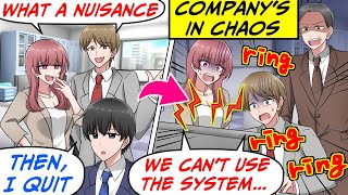 Competent Colleagues Look Down on Dropout Me! But I Quit, Company's in Chaos...[RomCom Manga Dub]