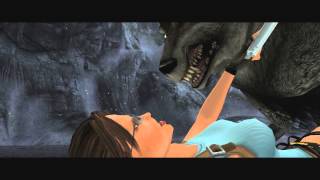 Tomb Raider: (2007) - Anniversary: Cutscene (05) - Wolf Attack