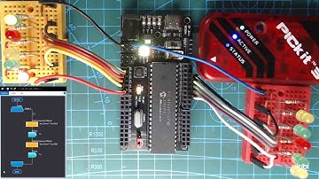 Flowcode 8 y PICkit3 para programación PIC:  practica1 - Encender/Apagar Led