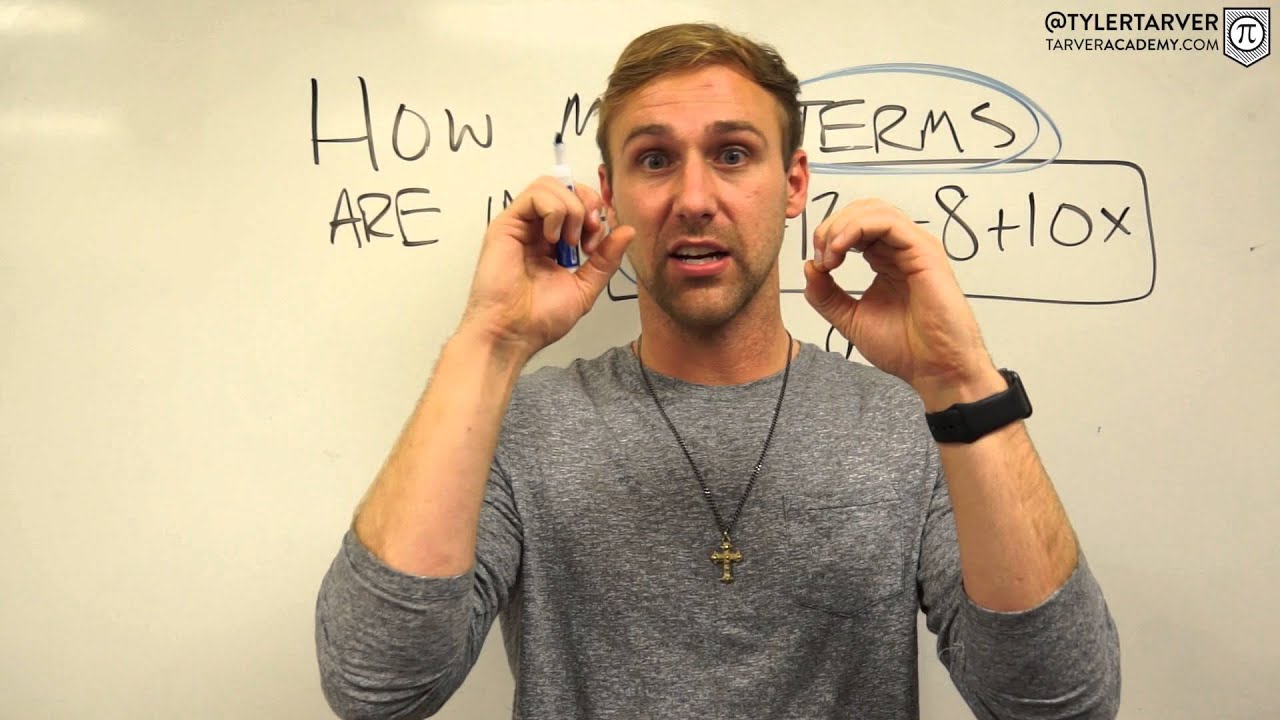 Terms In An Equation YouTube