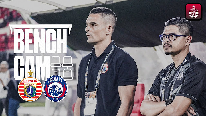 BENCH CAM | Persija vs Arema FC [Piala Presiden 2024]