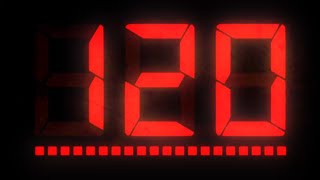 120 Seconds Red Bomb Timer With Tense Music