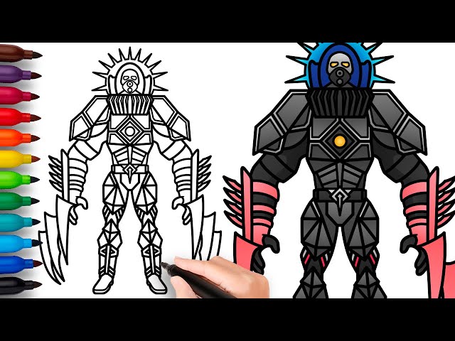 HOW TO DRAW EMPEROR TITAN  Skibidi Toilet - Easy Step by Step