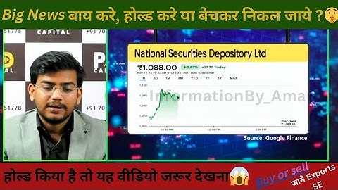 CDSL Share Analysis / सीडीएसएल शेयर एनालिसिस | Today News | 13 November 2025 | #CDSL #StockMarket 