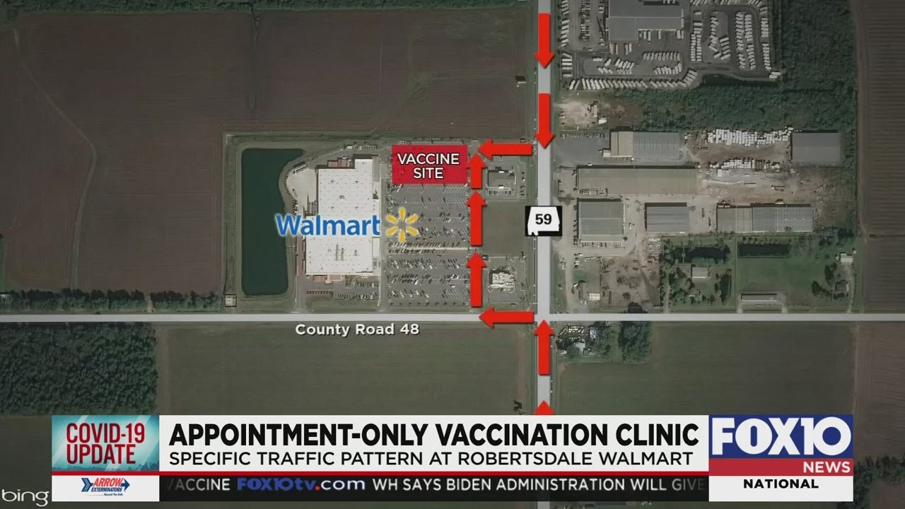 Doses given by appoitment only at Robertsdale Walmart YouTube