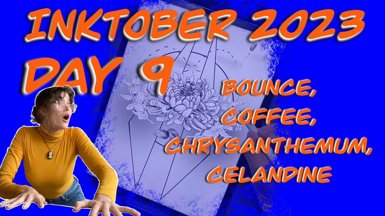 Inktober Day 9 | FULL VIDEO | Art by Woodzi Art | #inktober #art - YouTube