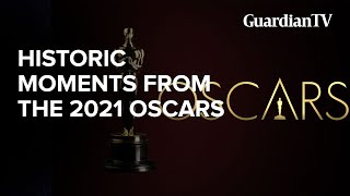 Historic moments from the 2021 Oscars
