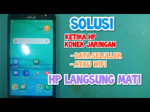 Solusi || Ketika Konek Jaringan Data Atau Wifi || Hp Langsung Mati..