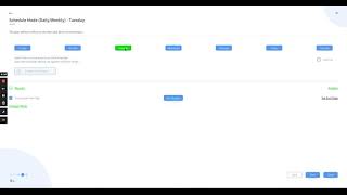 New Feature - Presets for Weekly Schedules - 24/7, Office Hours, Weekdays, Weekend