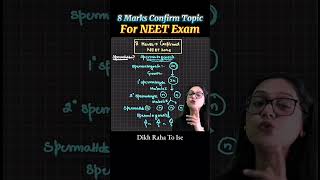 Confirm 8 Marks in 1 Minute! 🧬 Spermatogenesis Simplified for NEET 2026 | #garimagoel #biology