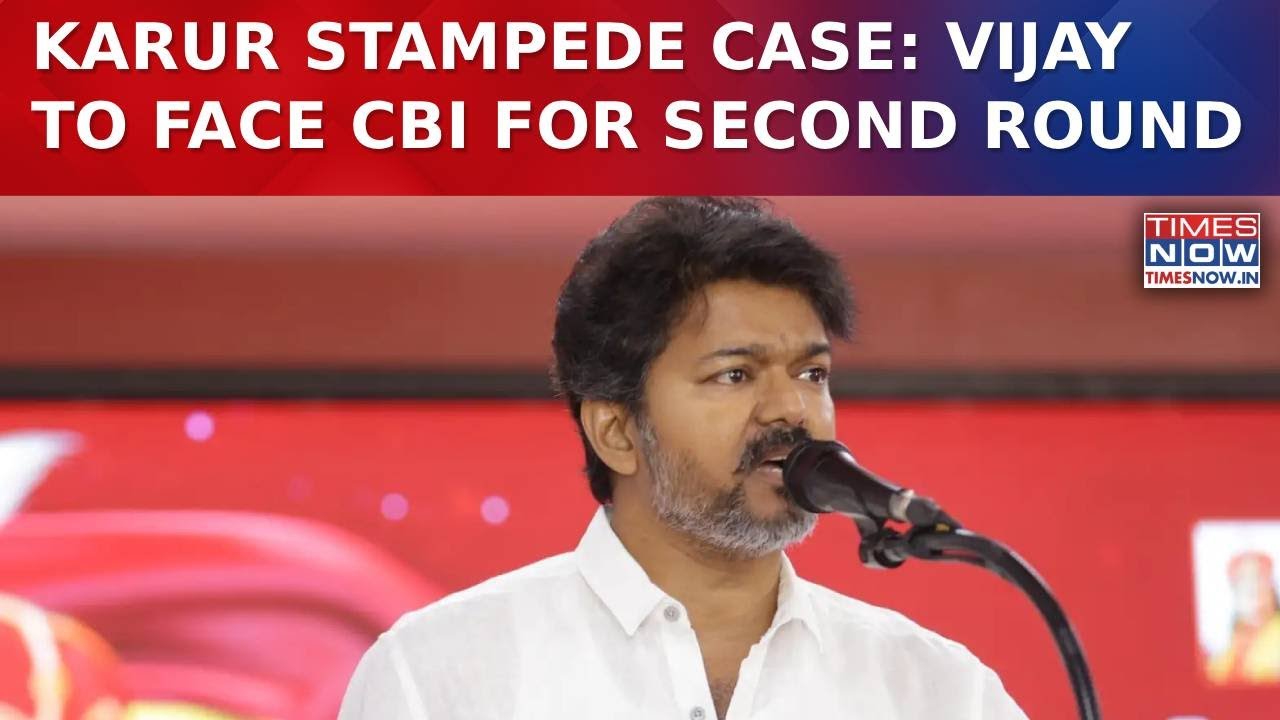 Karur Stampede Case Probe: TVK Chief Vijay Reaches Delhi To Face CBI For Second Round | Watch