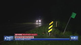 No one found in car during Edgecombe County water rescue
