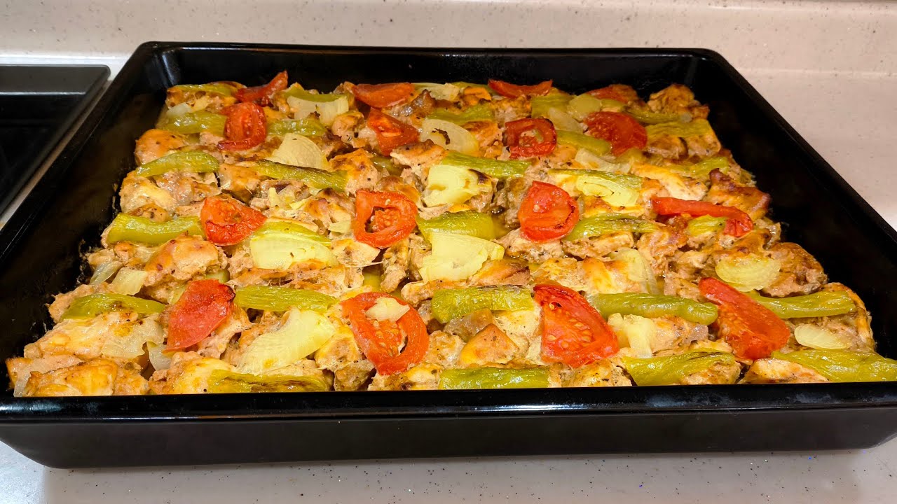 🔊BU SOS İLE TAVUK ETLERİNİZ ÇOK DAHA LEZZETLİ💯FIRINDA SEBZELİ KEMİKSİZ PİLİÇ BUT IZGARA TARİFİ🍗