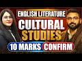 UGC NET English 2026 - Cultural Studies in One Shot 🔥| 10 Marks Confirm by Vineet Sir &amp; Diksha Ma’am