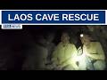 5 villagers stuck in Laos cave safely rescued, Two others still missing