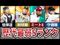 【最弱王】あまりにも雑魚すぎるSランク選手7選②【プロスピA】