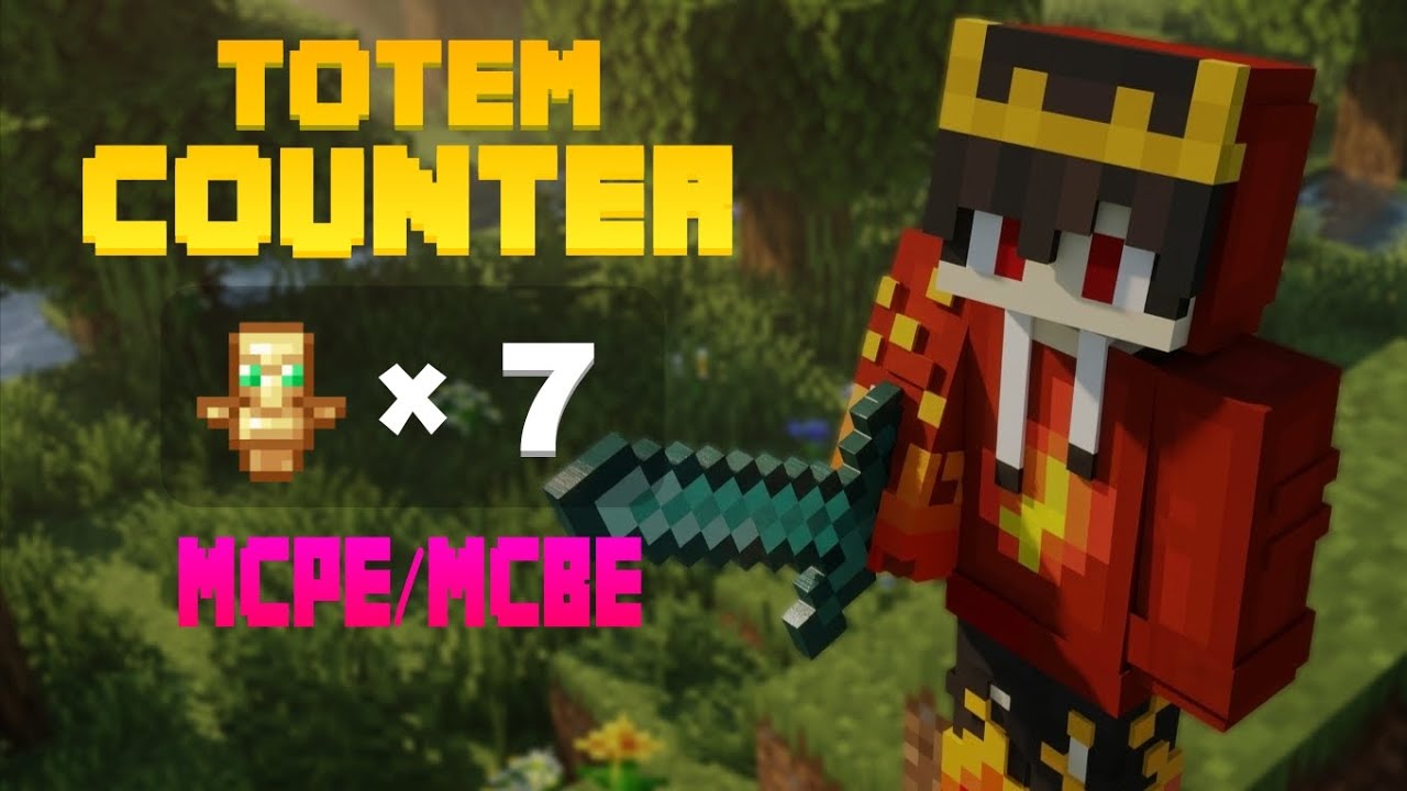 Totem Counter Mod Totem Counter For MCPE/MCBE (Best Pack!) - YouTube