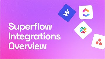 The benefits of integrating Superflow with ClickUp, Webflow, or Slack?