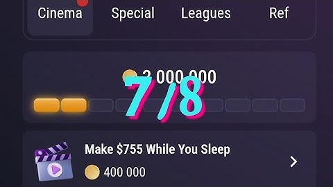 Make $755 While You Sleep 7 Aug Tap Swap Watch Daily Video Code  | Tapswap New Code Today? 7 Aug .