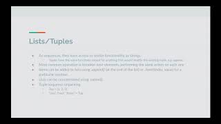 Celebrity Python Video 6: Data Types II (Lists, Tuples, Dictionaries, Sets) Net Worth