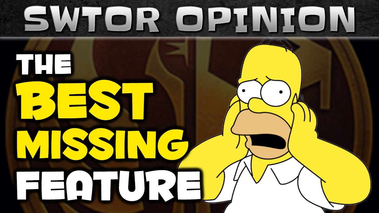 The BEST SWTOR FEATURE, that is STILL MISSING From The Game? 😢
