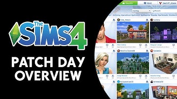 The Sims 4 Patch Day Overview! (GALLERY OVERHAUL, BUG FIXES, AND MORE!)