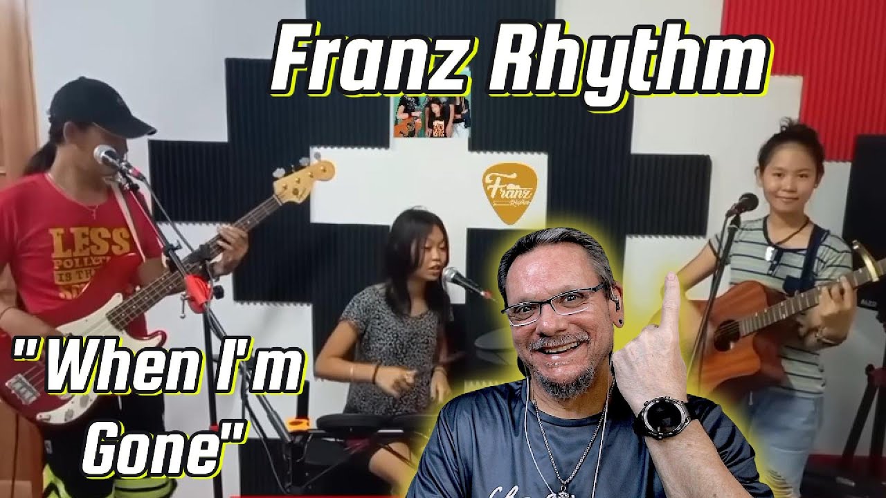 Franz Rhythm | When I'm Gone (cover) | First Time Reaction.