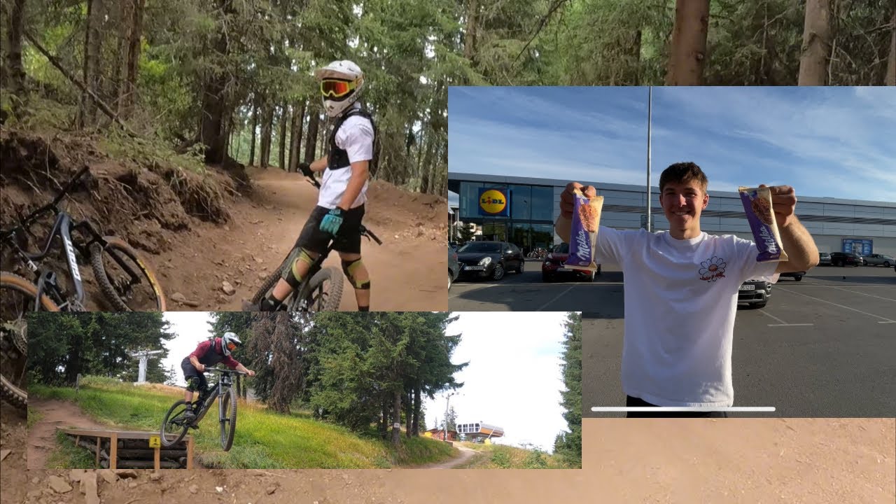 Спускане с колела в Боровец, малко моркови и сладолед! 