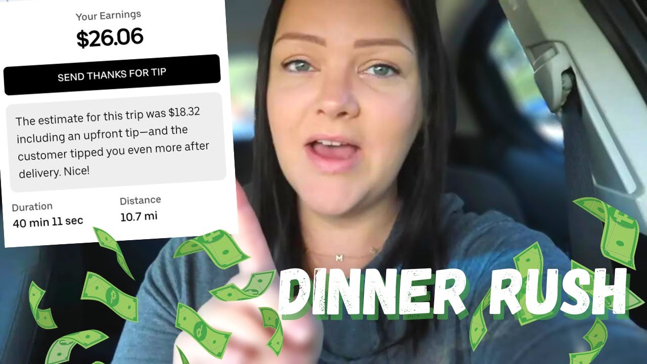 UBER EATS Dinner Rush! Increased Tips, Double Orders, Unassigning