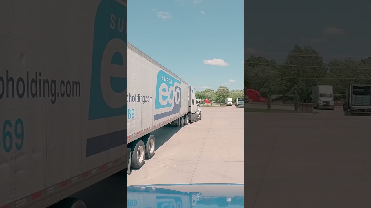 Drone shots on the Road  #truckdriver #trucking