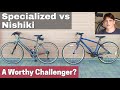 Nishiki Manitoba Hybrid Bike-Full Review vs Specialized Sirrus Bicycle Challenge