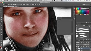 adobe photoshop:GRADIENT MAP (from black and white to colors)