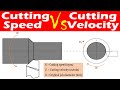 Differences between Cutting Speed and Cutting Velocity.