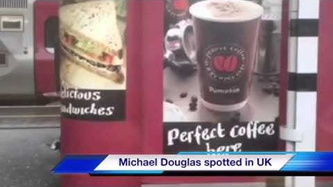 michael douglas was spotted in uk, shocking video