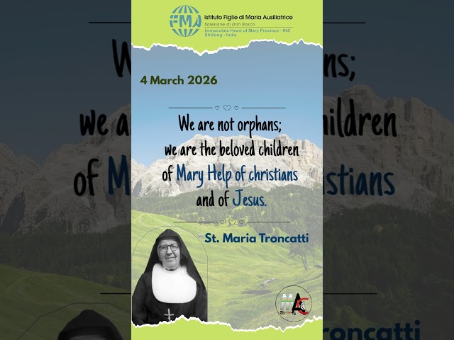 Inspirational Thoughts from St Maria Troncatti - Day 63 #motivation #love #subcribers