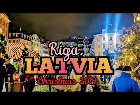 Christmas Market in Riga, LATVIA 2019 | VLOG81