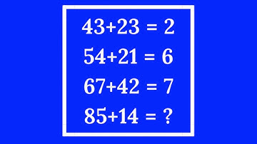 Math Riddle To Test Your IQ#mathfun#riddle#logicmind#trickypuzzle#iqtest#viralvideo#viralmath#viral