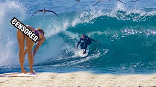 Firing Waves at a Nude Beach!!