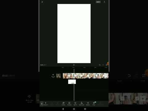 Как в приложении Cap Cut сделать вспышку на видео?