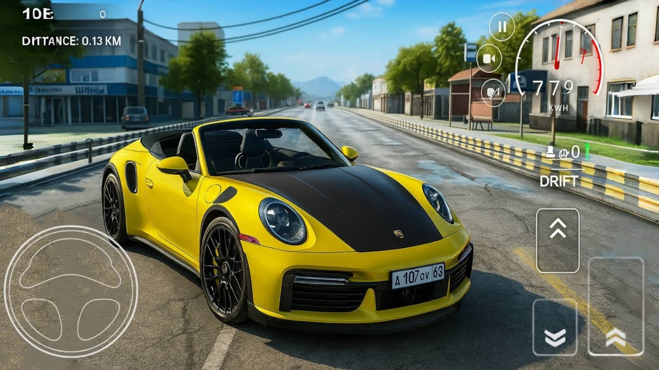 Traffic Racer Russian Village шашки по городу - Impossible Crash Challenge | Android Gameplay 4