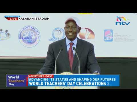 President Ruto: 20% of affordable houses are reserved for teachers