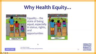 Webinar: Health Equity and Why It Matters