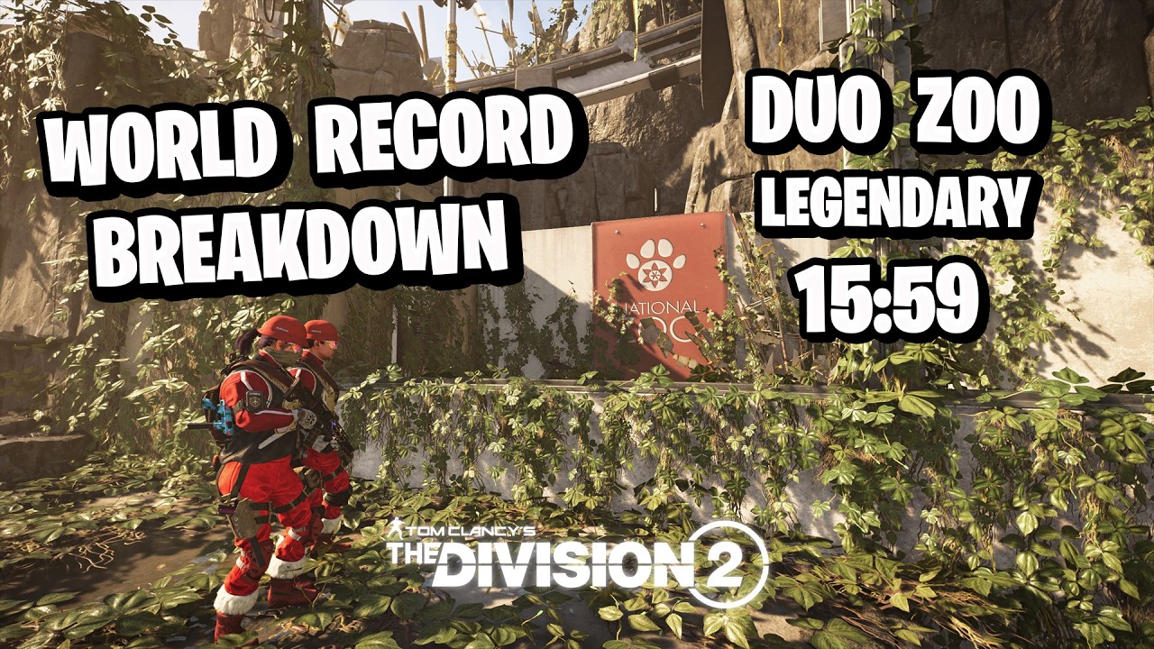 Breaking Down Our Duo Legendary Zoo World Record Strategies - The Division 2
